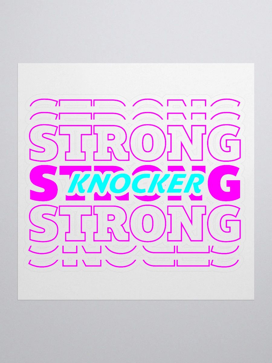 KNOCKER STRONG STICKER product image (1)