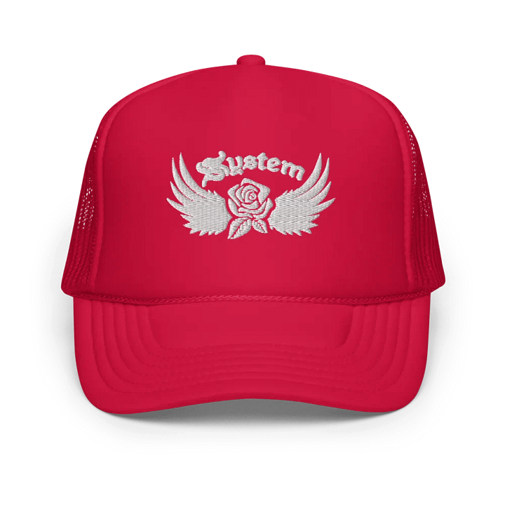 System Trucker Hat (Red) product image (1)