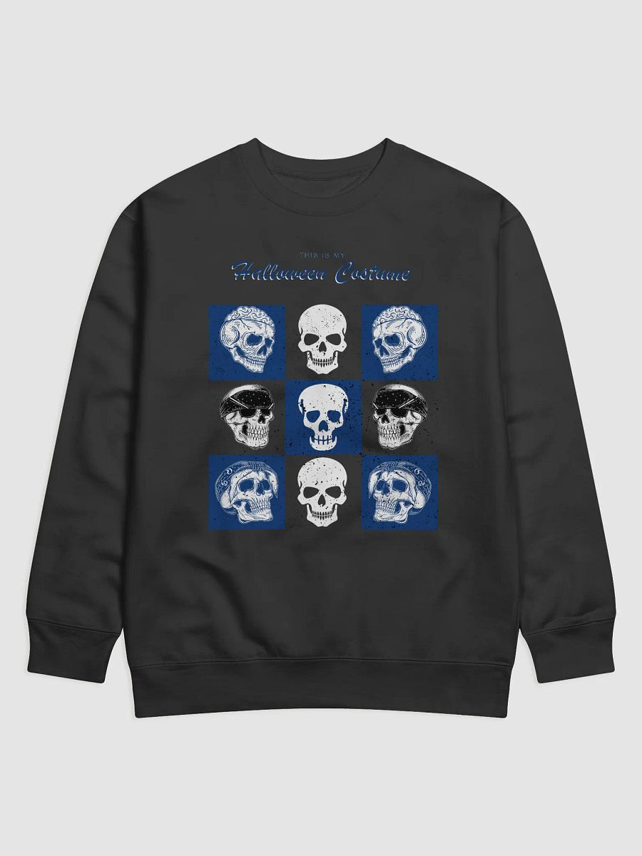 Skull Grid Halloween Sweatshirt product image (1)