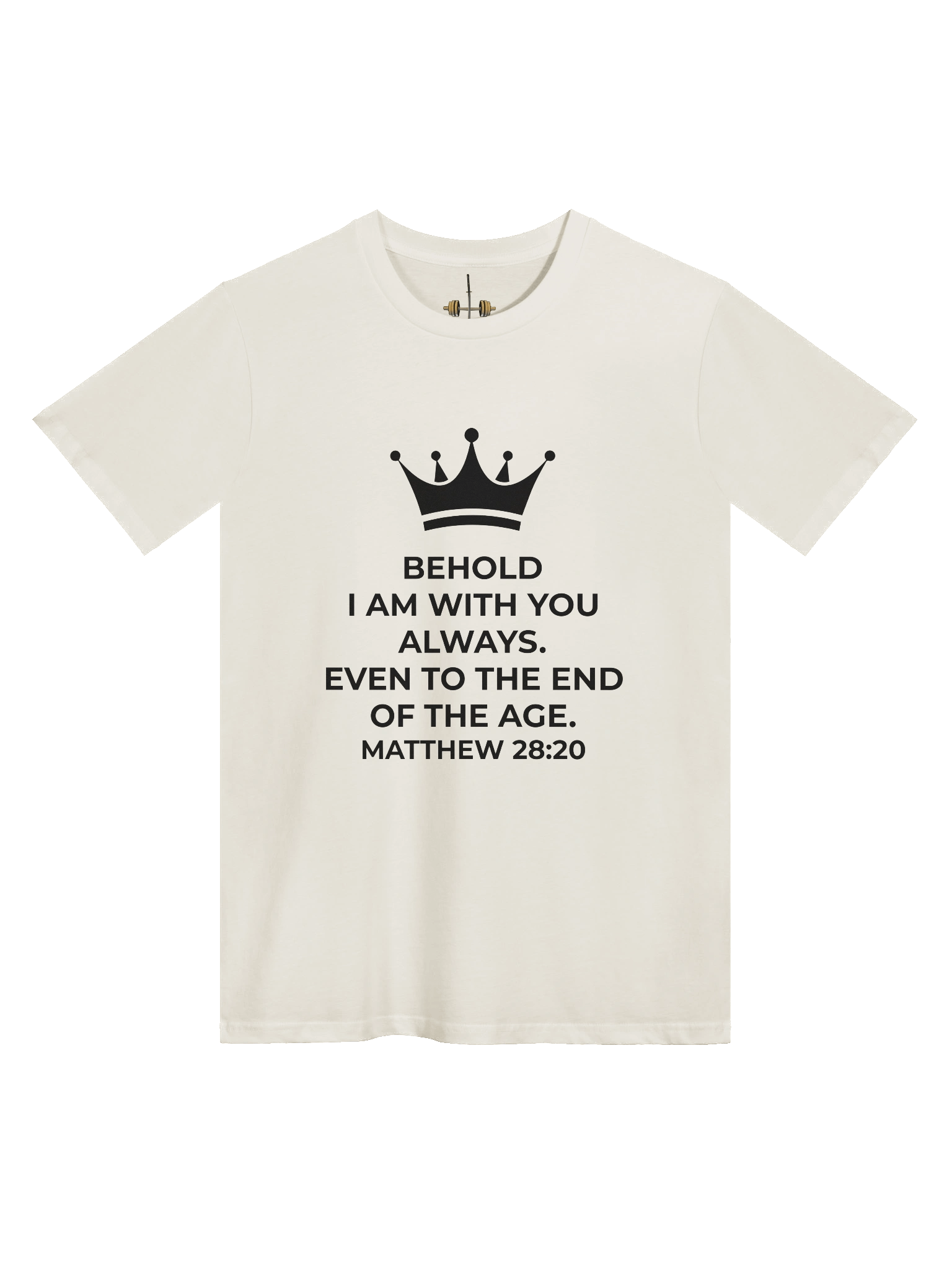 Matthew 28:20 Unisex Tee [Dark] product image (11)