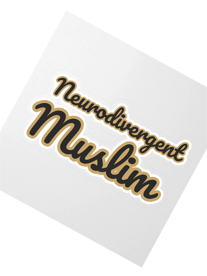 Neurodivergent Muslim Sticker product image (2)