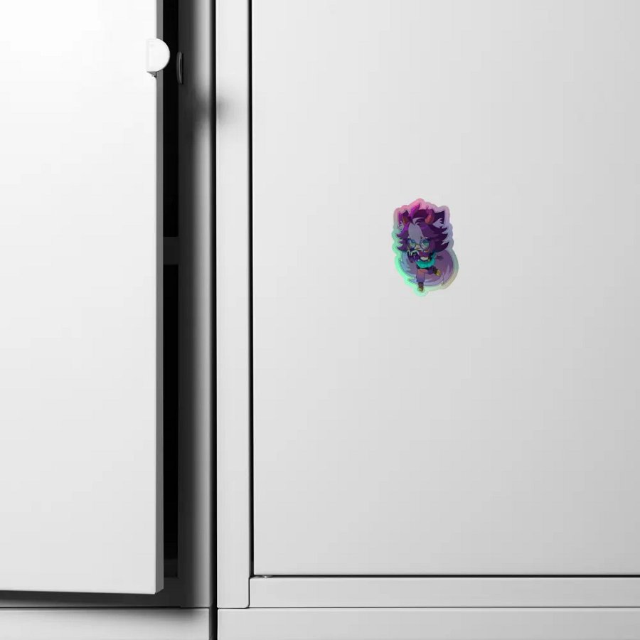 Loki with a Book Holo Sticker (Multiple Sizes) product image (4)