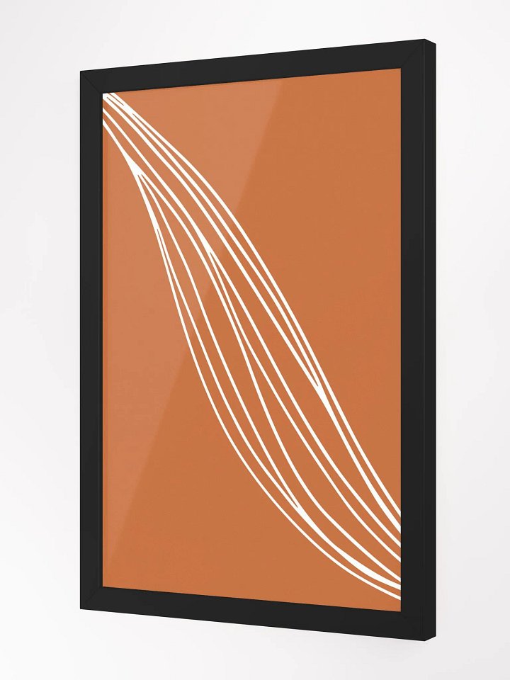 Flowing Lines Framed Matte Poster product image (11)
