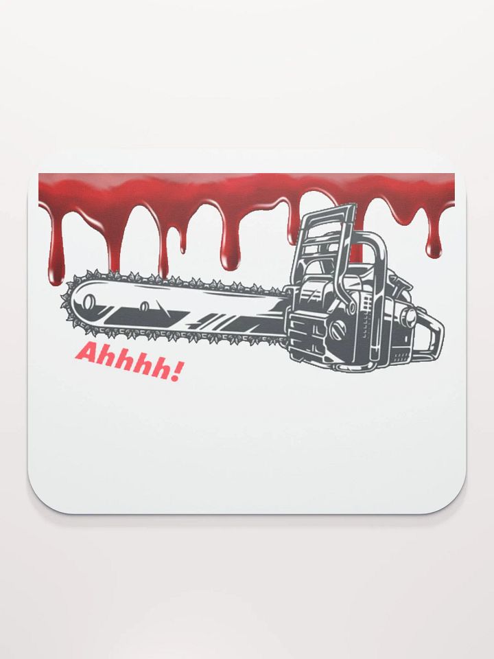 Chainsaw Scare! Mousepad product image (2)
