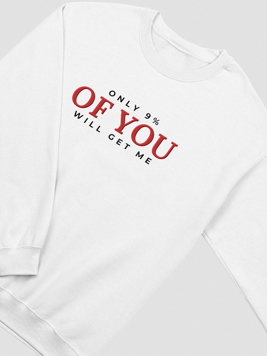 Only 9% Human Design Manifestor Embroidered Sweatshirt (Red) product image (4)
