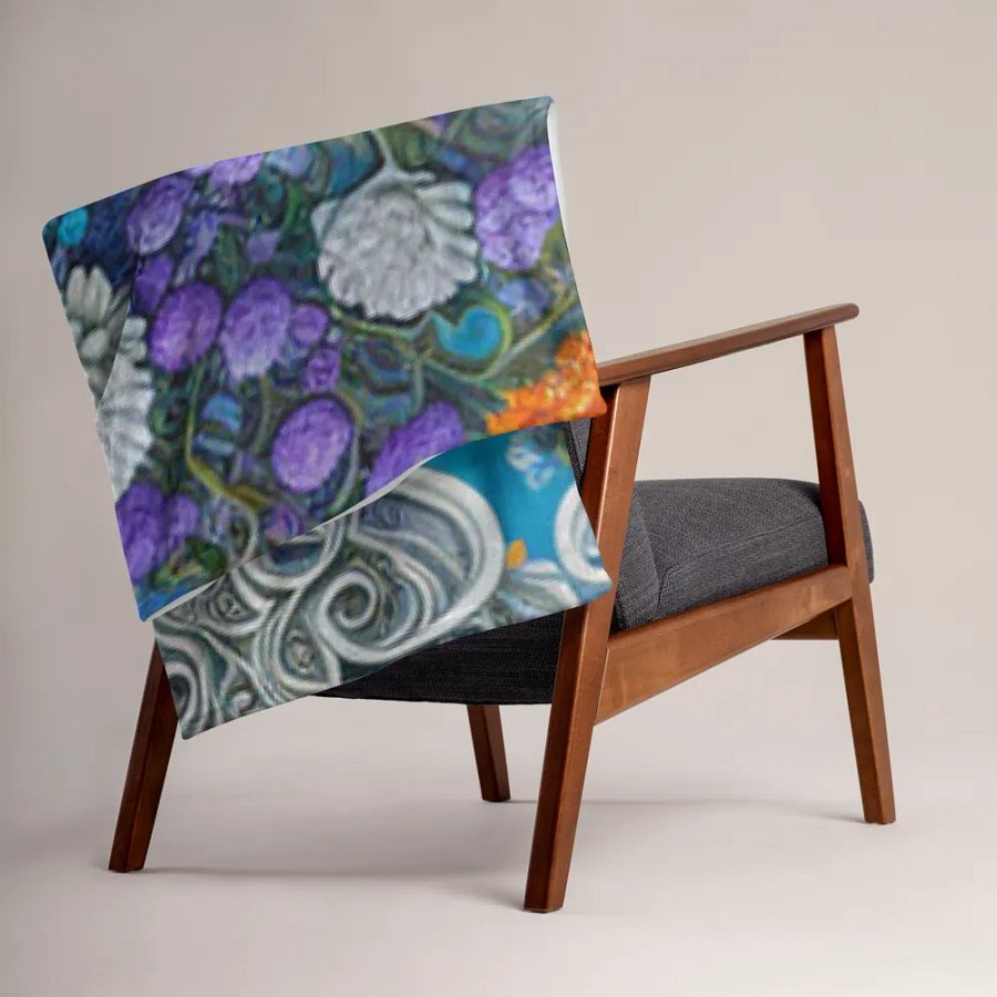 Blue Goddess Cosy Fleece Blanket product image (3)