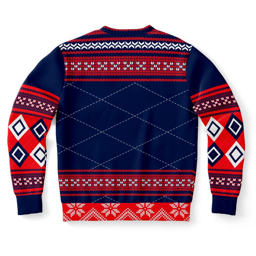 Nordic Hot Chocolate Christmas Sweatshirt | Winter Holiday Sweater | Cozy Marshmallow Gingerbread Design | Holiday Party Outfit product image (10)