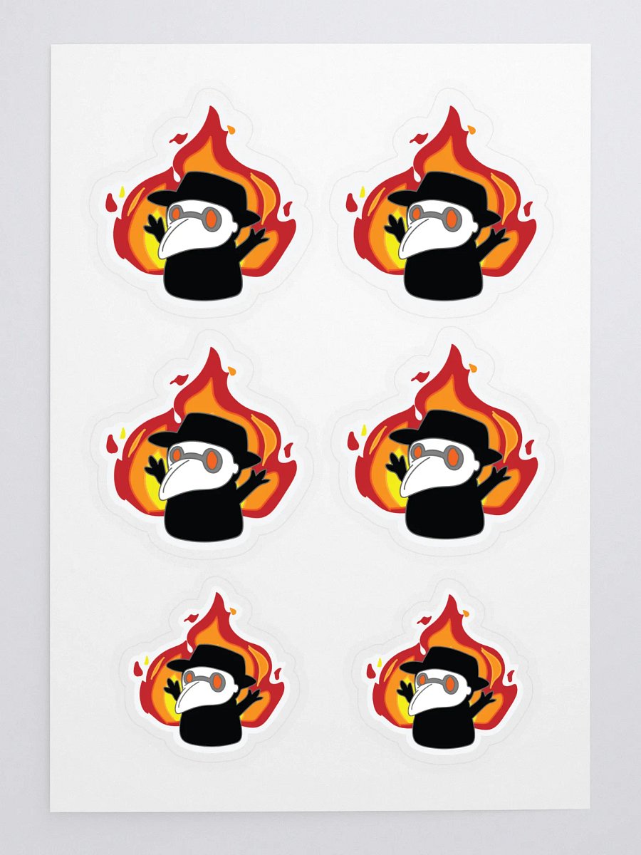 Burn the Plague Sticker Sheet product image (3)