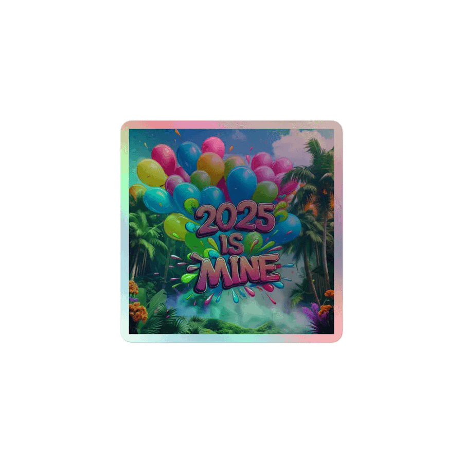 2025 IS MINE Holographic Sticker Sheet product image (1)