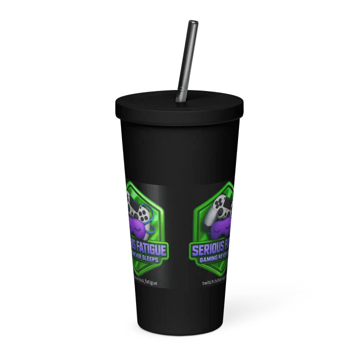 SF logo insulated cup with straw product image (2)