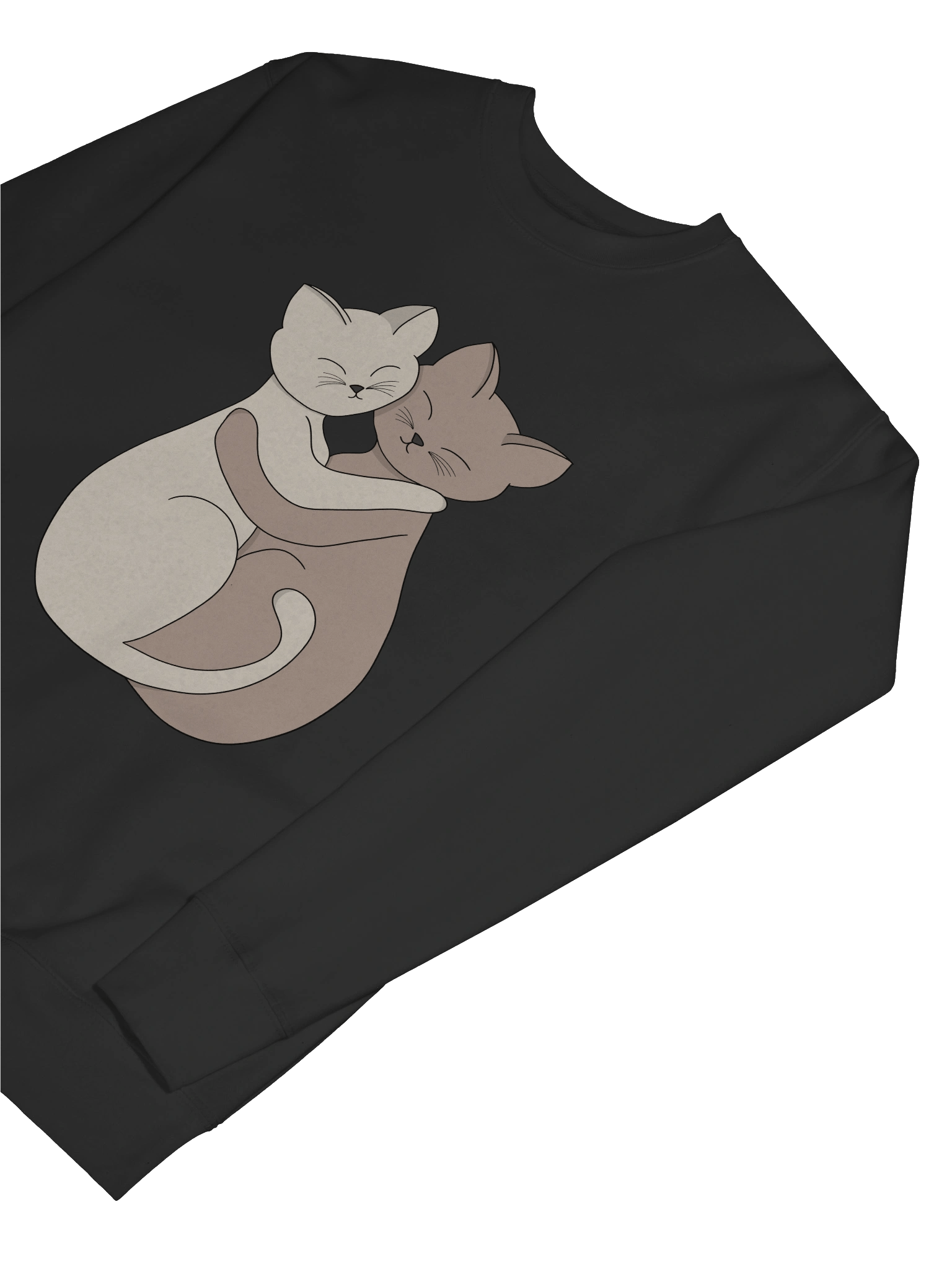 Hugging Cats Friendship Illustration product image (7)