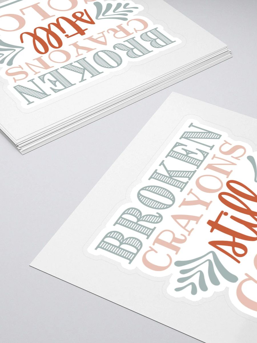 Broken Crayons Still Color Sticker product image (5)