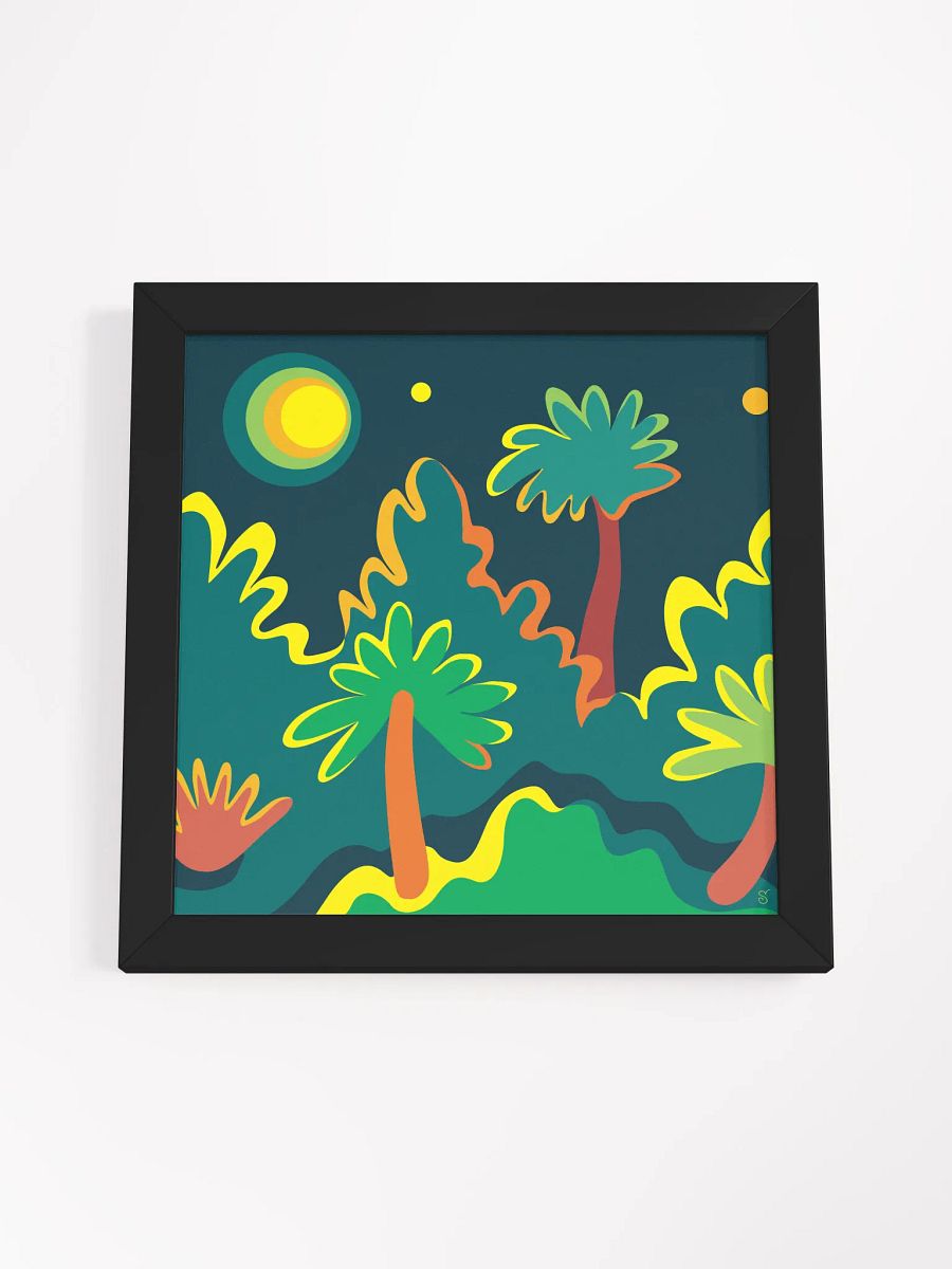 Tropical Dreams Framed Matte Poster - Abstract Landscape No. 1 product image (46)