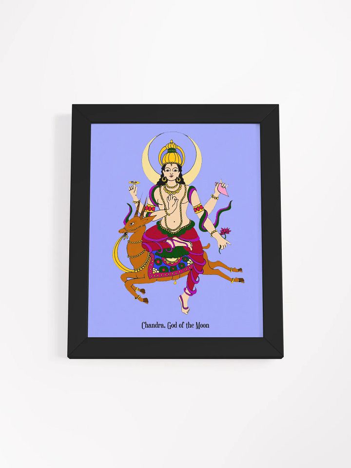 Chandra Moon God Framed Art product image (1)