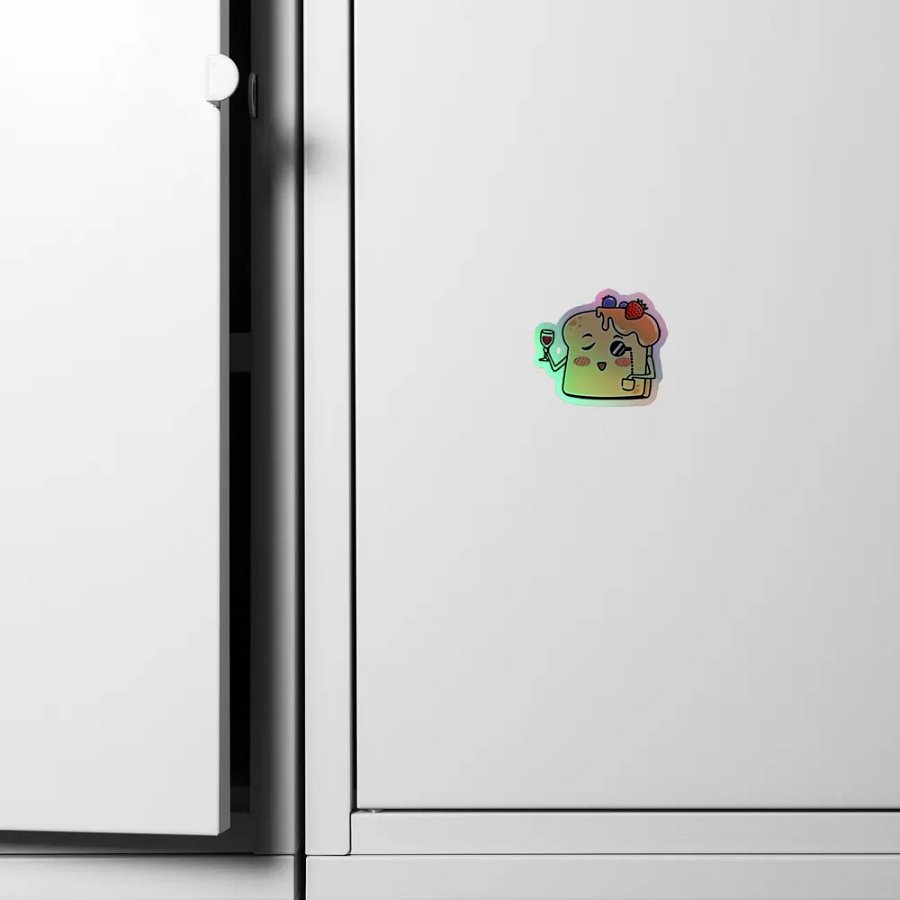 Fancy Toast Sticker (Holographic) product image (4)