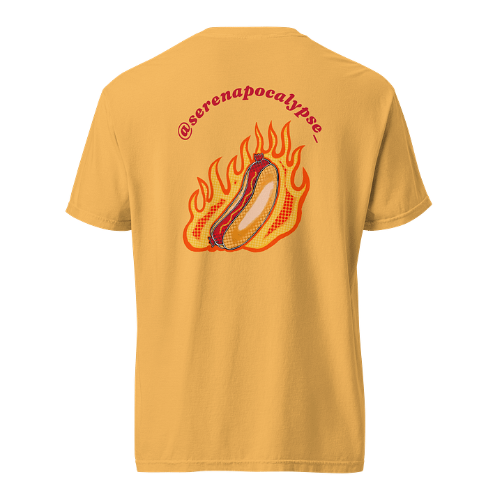 MUSTARD YELLOW GLIZZY TEE - UNISEX product image (2)