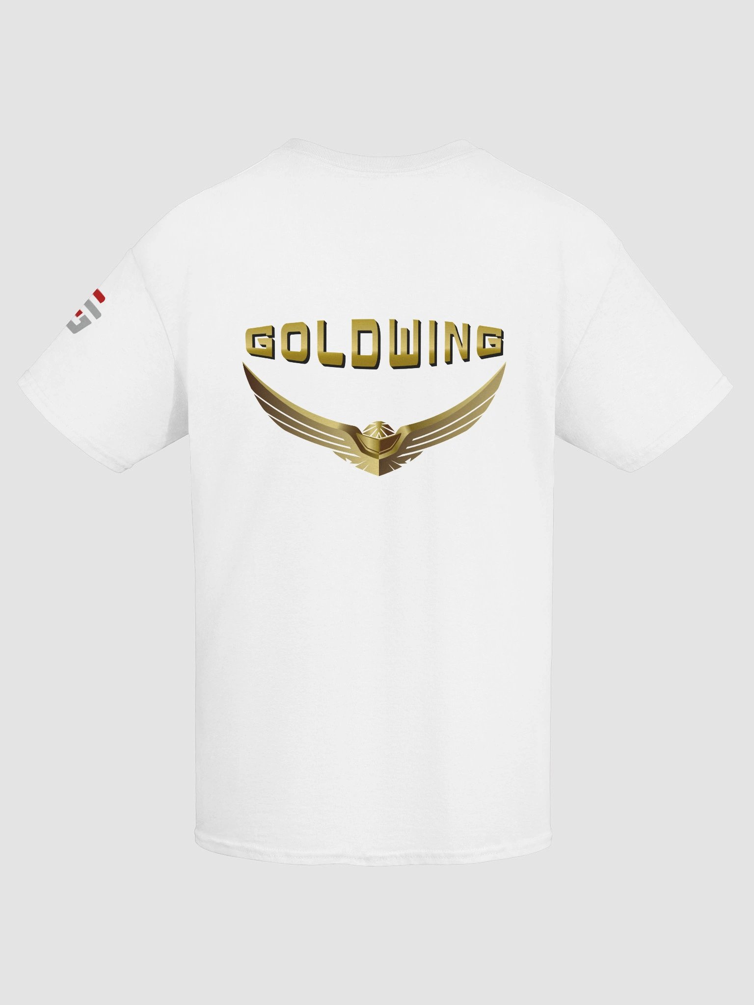 Copy of Gold and Bold Goldwing T-Shirt (Small Front) product image (41)
