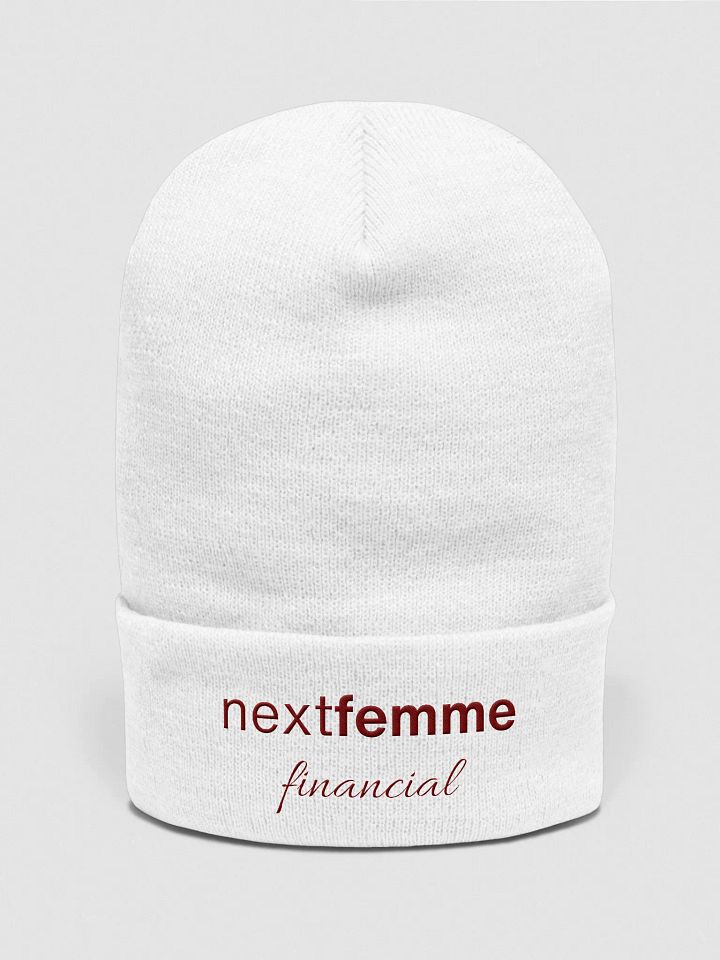 Next-Gen Cuffed Beanie with Maroon Logotype product image (1)