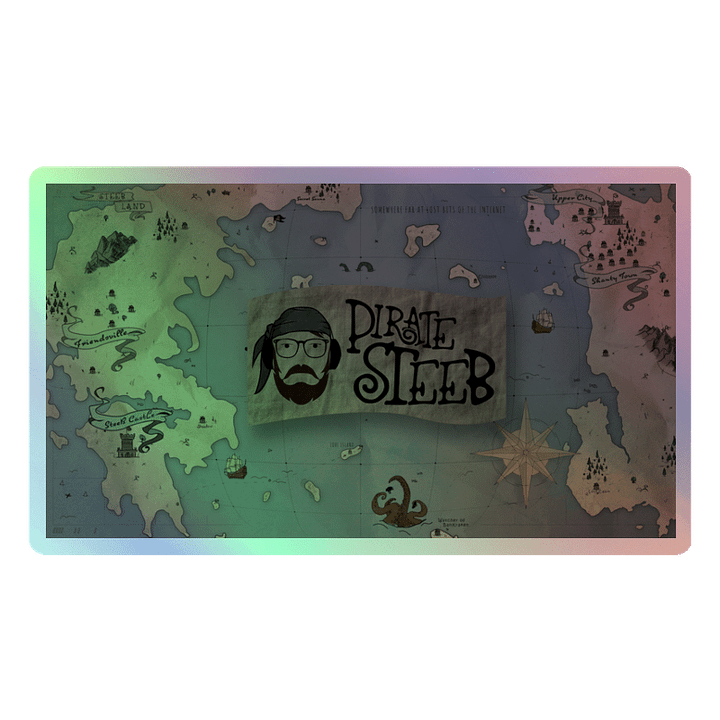 Pirate's Treasure Map Sticker product image (1)