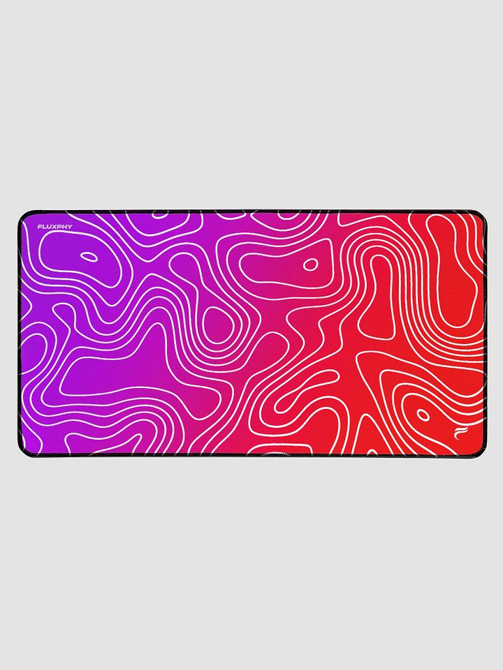 Red & Purple Topography Mousepad - Fluxphy product image (1)