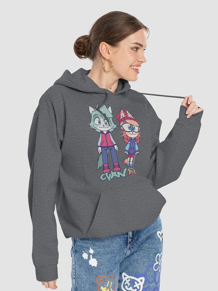 Hoodie Cyan Alice Chibi Style (Front) product image (2)