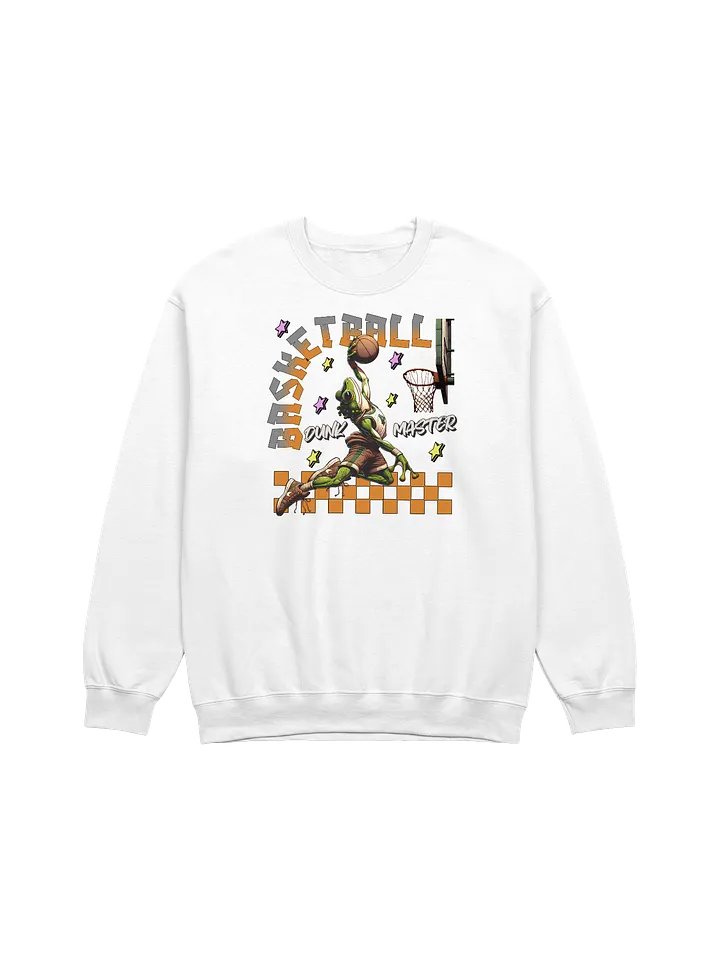 Basketball Dunk Master Frog Crewneck Sweatshirt product image (15)