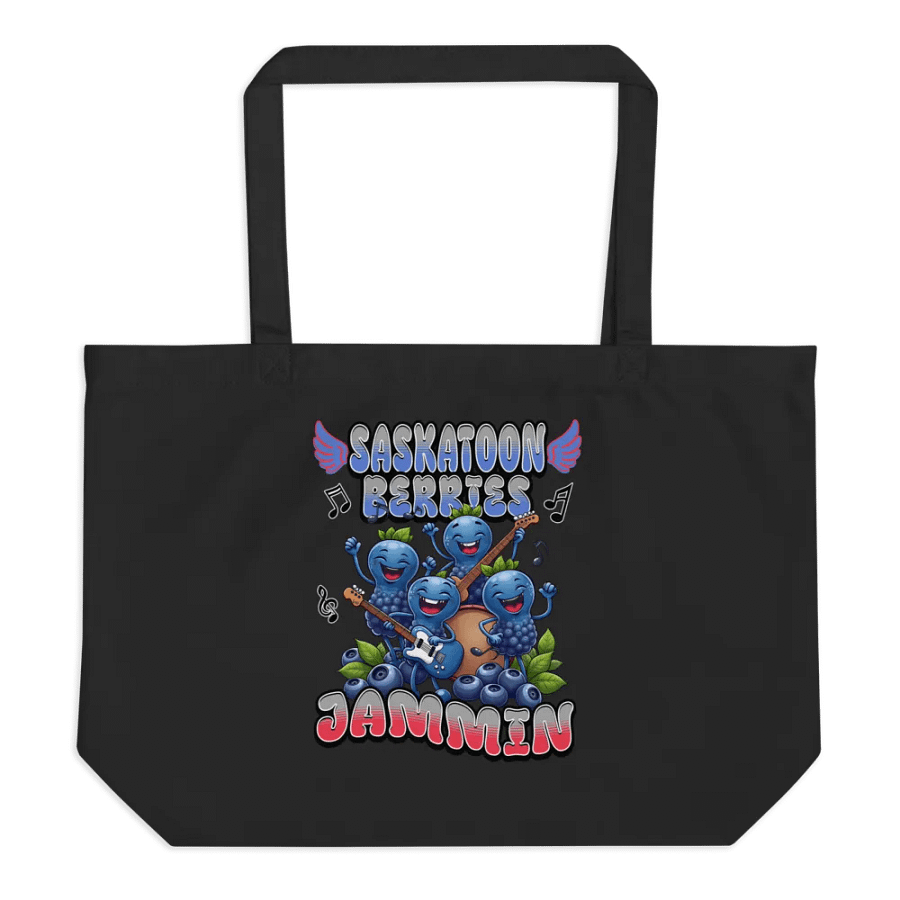 Saskatoon Berries Jammin Organic Tote Bag product image (1)