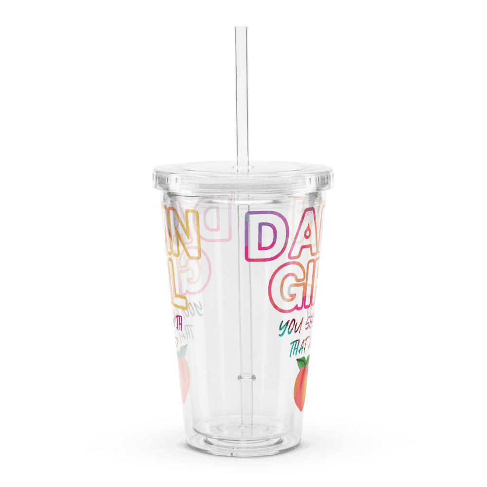 DAMN Girl Plastic Tumbler product image (3)