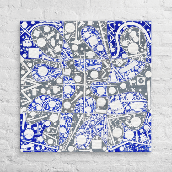 Cartoon Crankshaft (2011) on canvas (36" x 36") product image (2)
