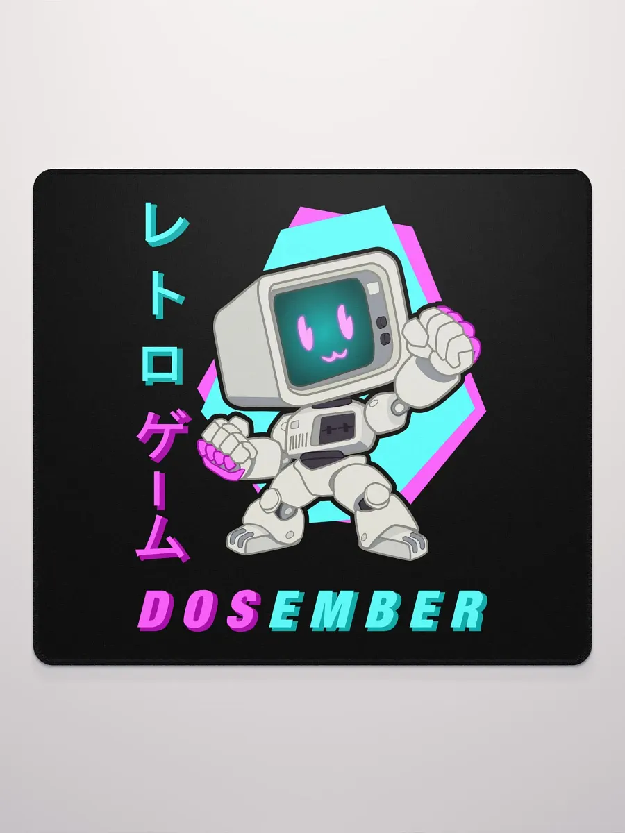Dosember 2024 Mouse Pad CGA (blue-megenta) product image (2)