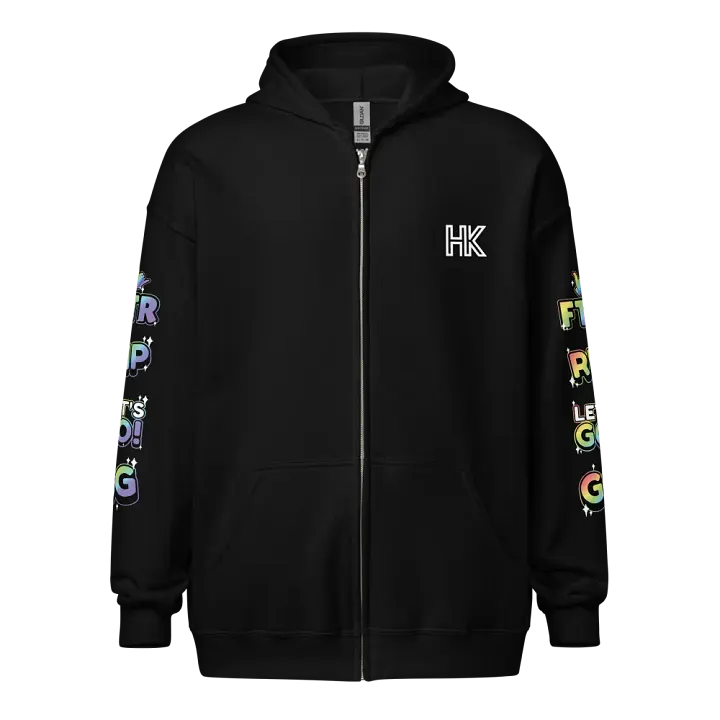 Twitch Family Zip-up Hoodie With Emotes product image (2)