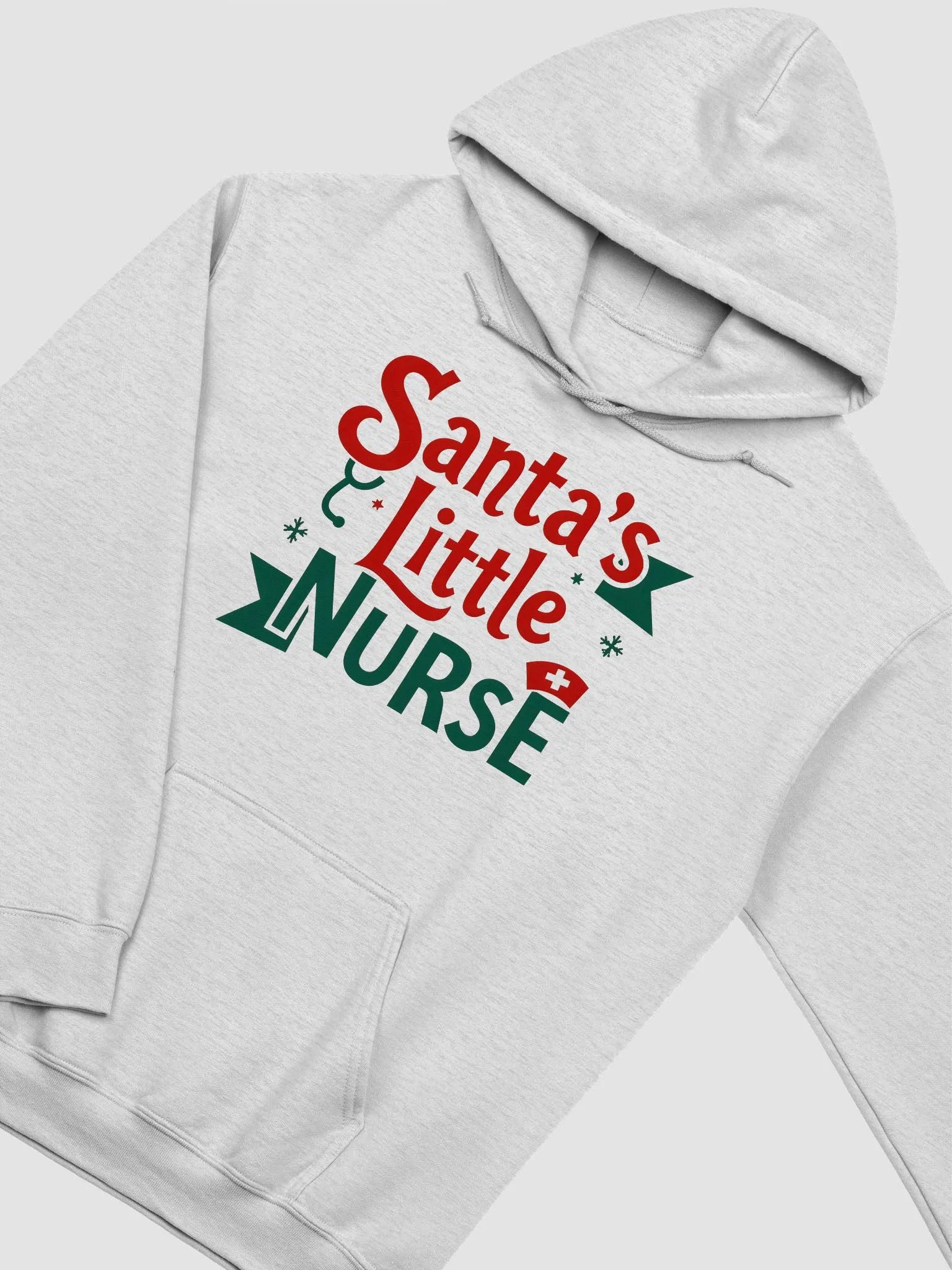 Festive Santa's Little Nurse Hoodie product image (27)