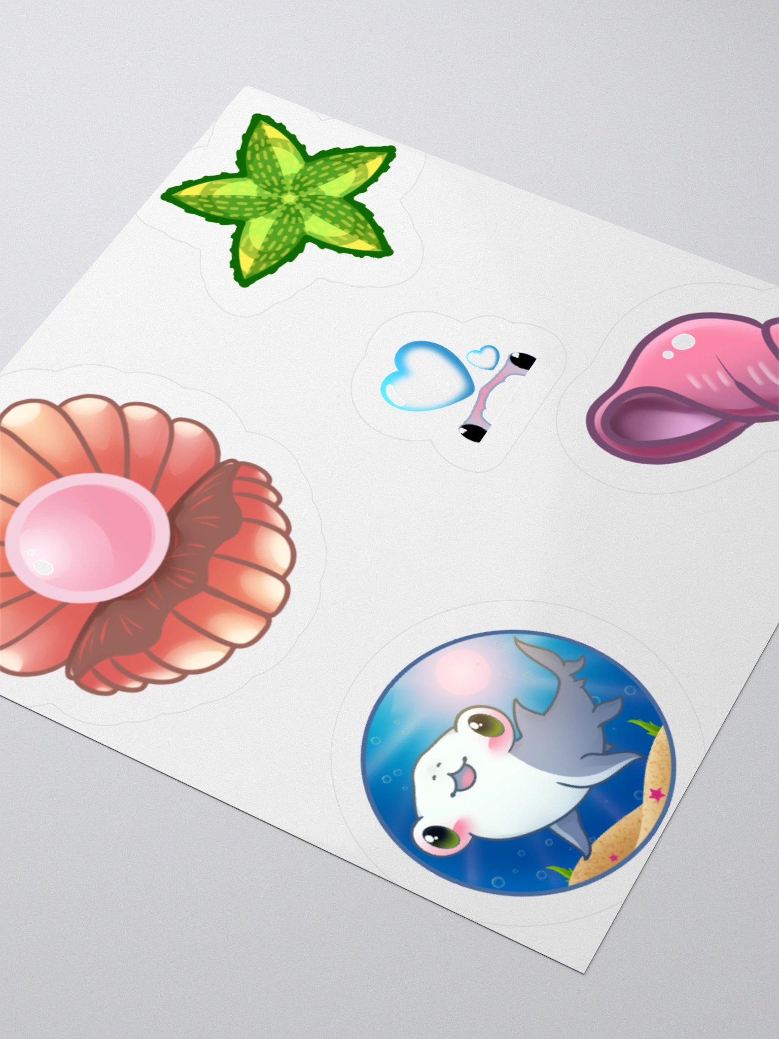 Ocean Friends Kiss Cut Stickers Set product image (5)