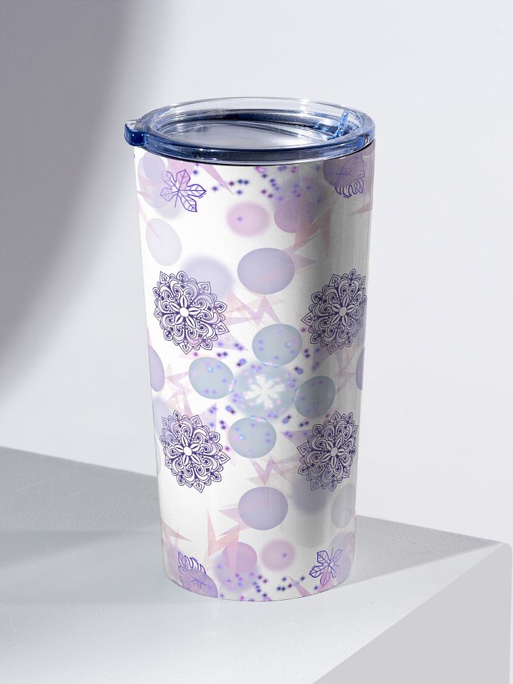 Lilac Mandala Stainless Steel Tumbler product image (1)