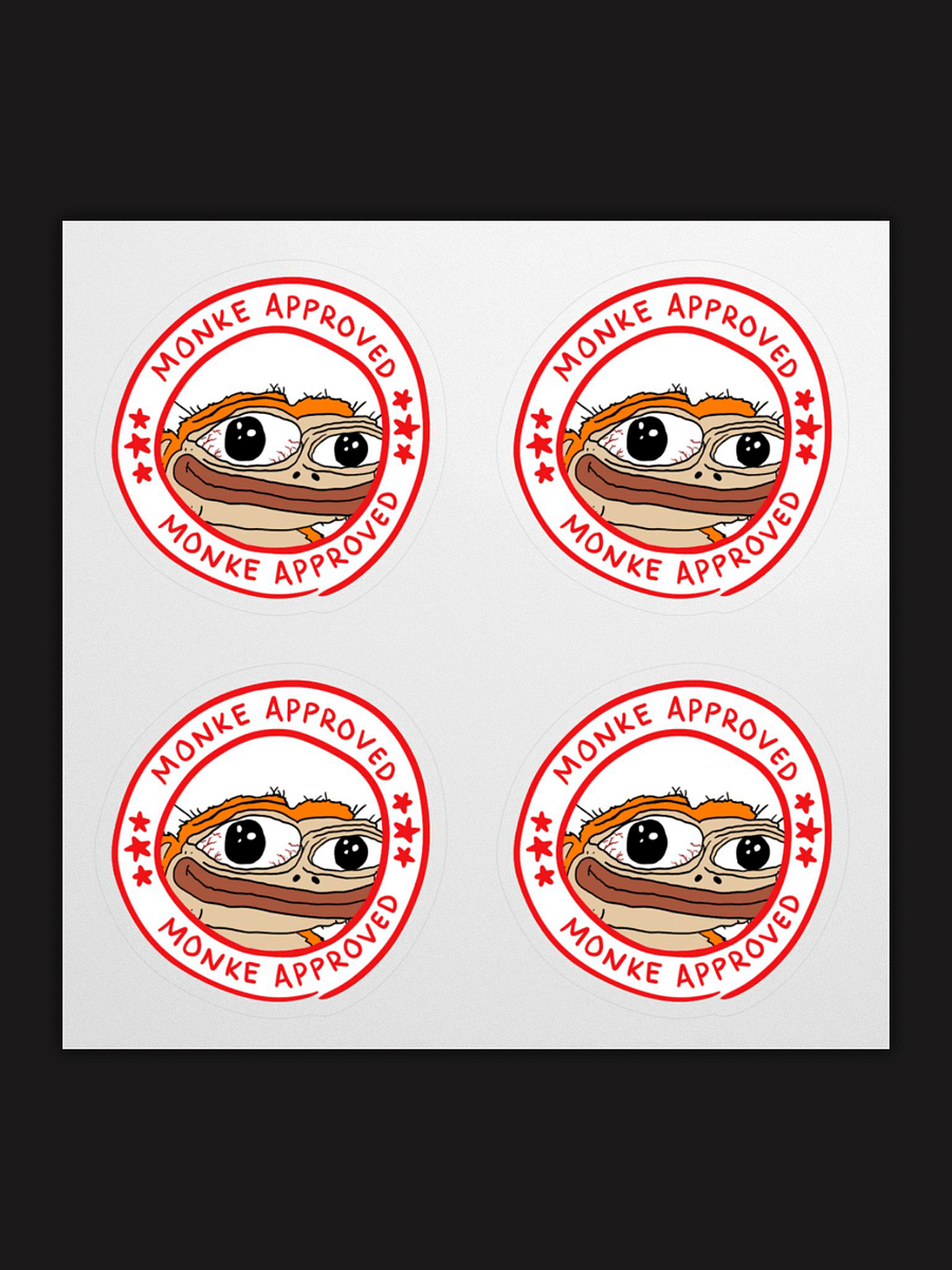 Stickers - Monke Approved product image (1)