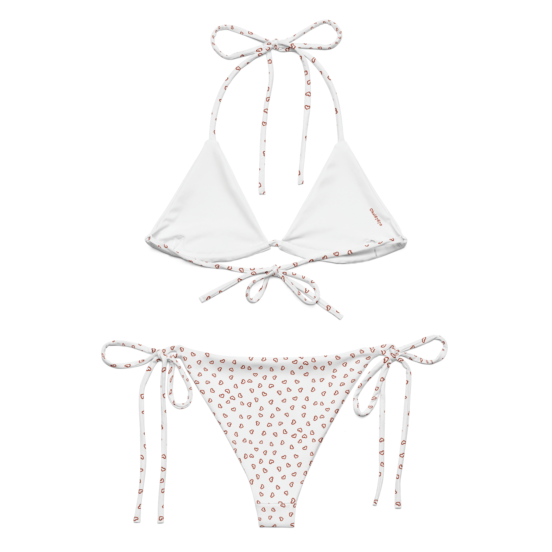 Scarlet Teardrop All-Over Bikini Set product image (2)