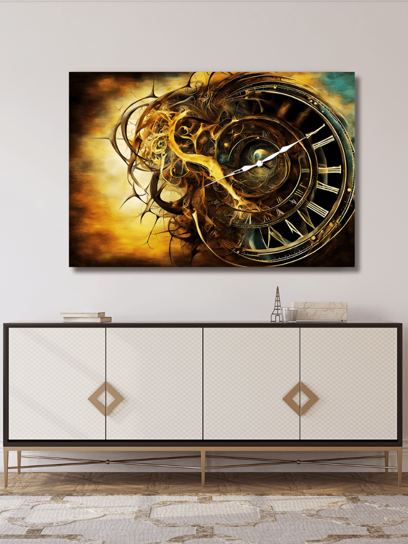 Time Confusion-17 | Canvas Artistic Wall Painting product image (3)