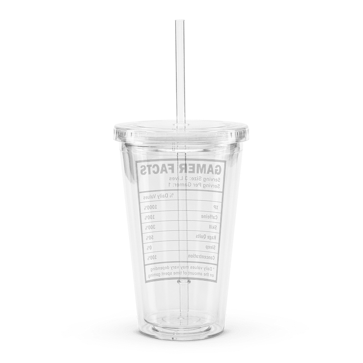 Gamer Facts 16 oz Plastic Tumbler product image (2)