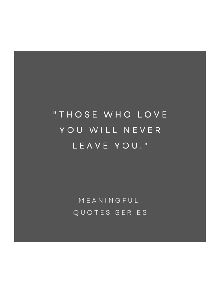 Those Who Love Will Never Leave. product image (1)