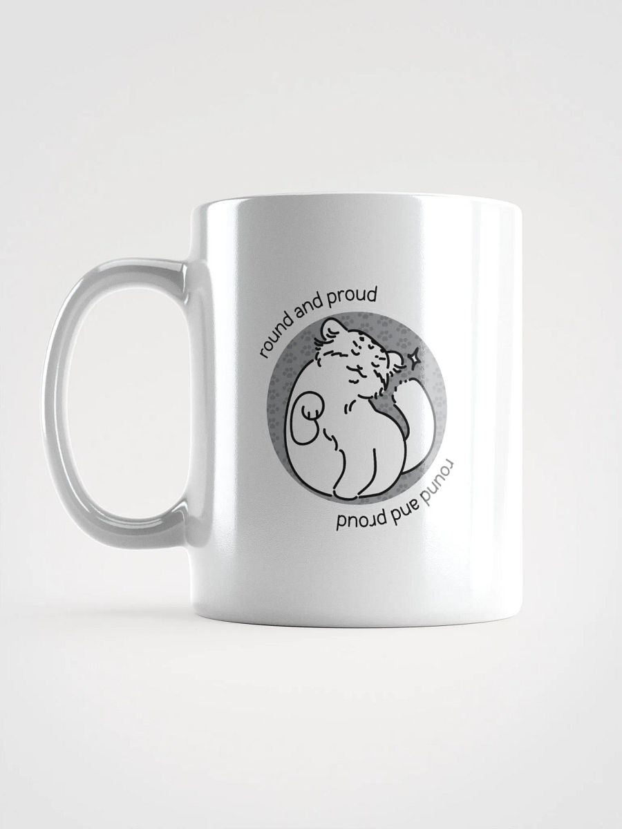 Round and Proud Manul Unlabeled Version - White Mug product image (18)