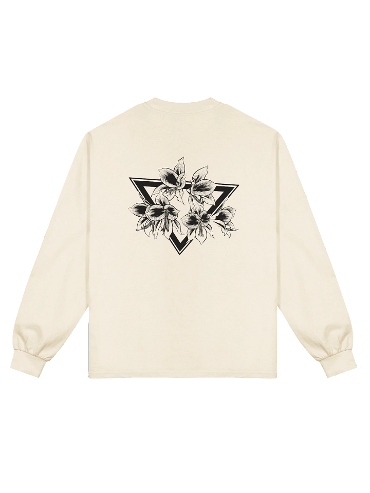 XITTEN Hippeastrum Papilio Long Sleeve Shirt Ecru product image (1)