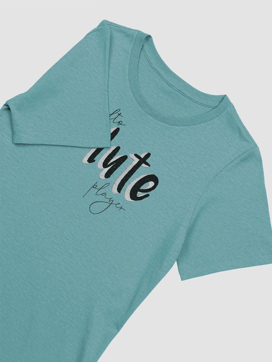 3D Alto Flute Player Typography Tee – Women’s Fit product image (3)
