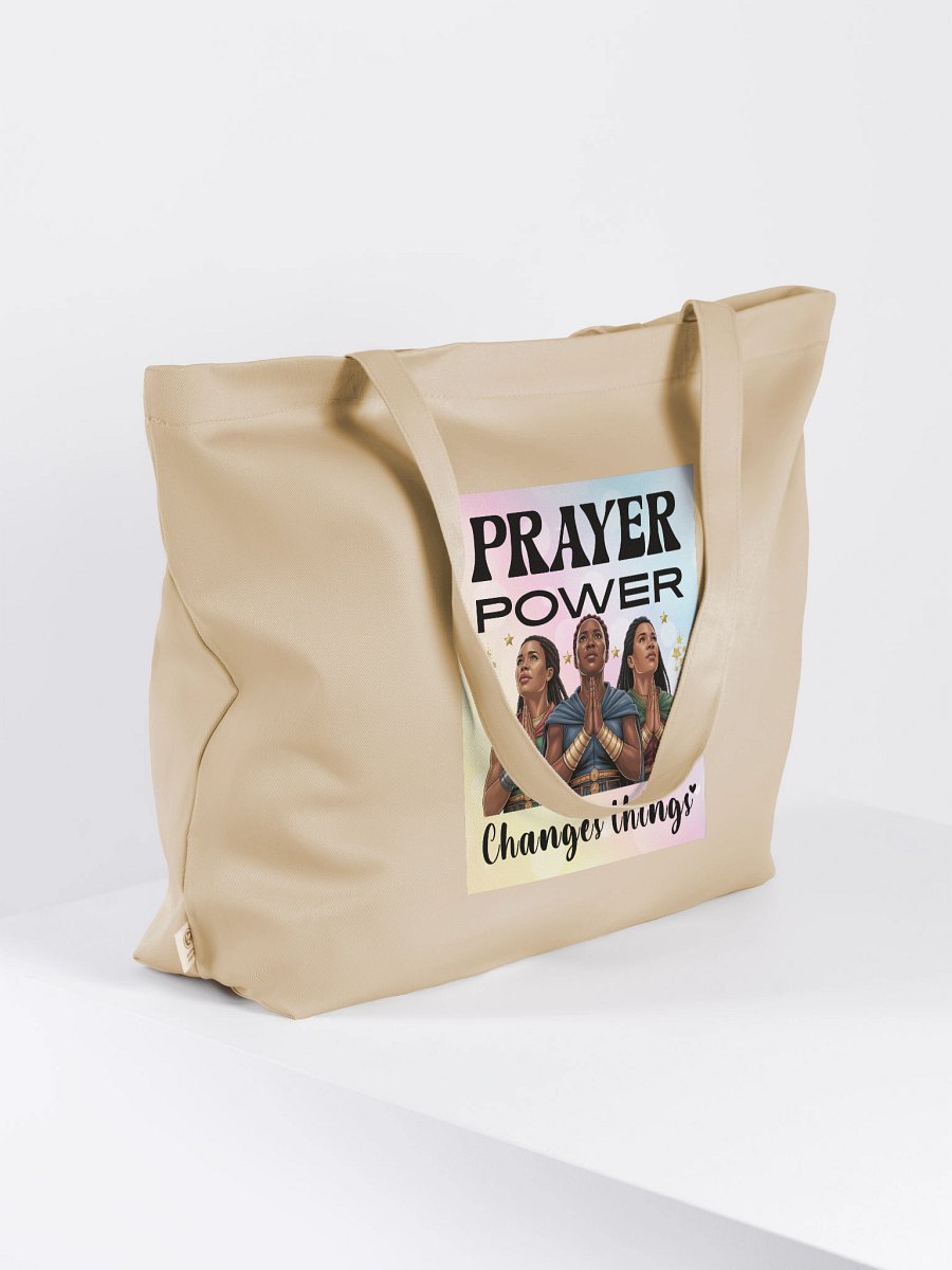 Prayer Power Changes Things Christian Eco Tote Bag product image (3)