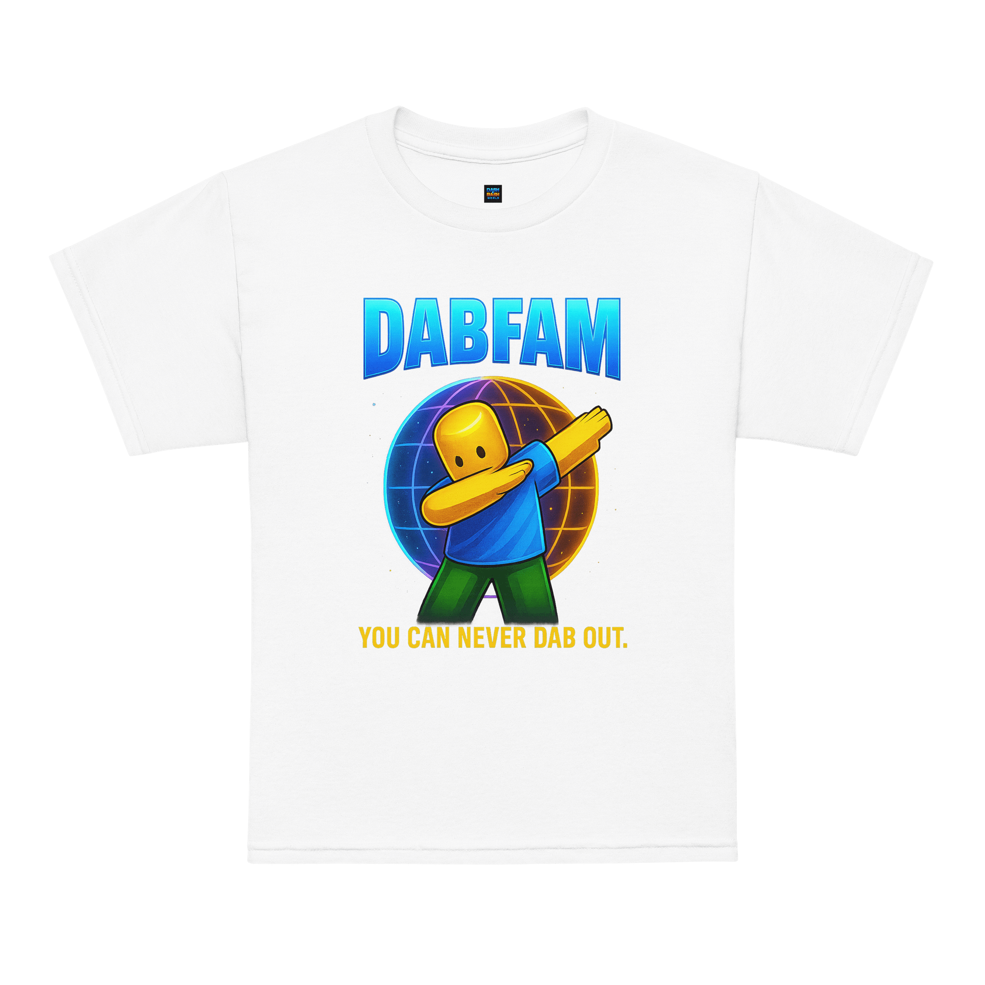 DabFam Certified Basic Youth Tee – You Can Never Dab Out product image (57)