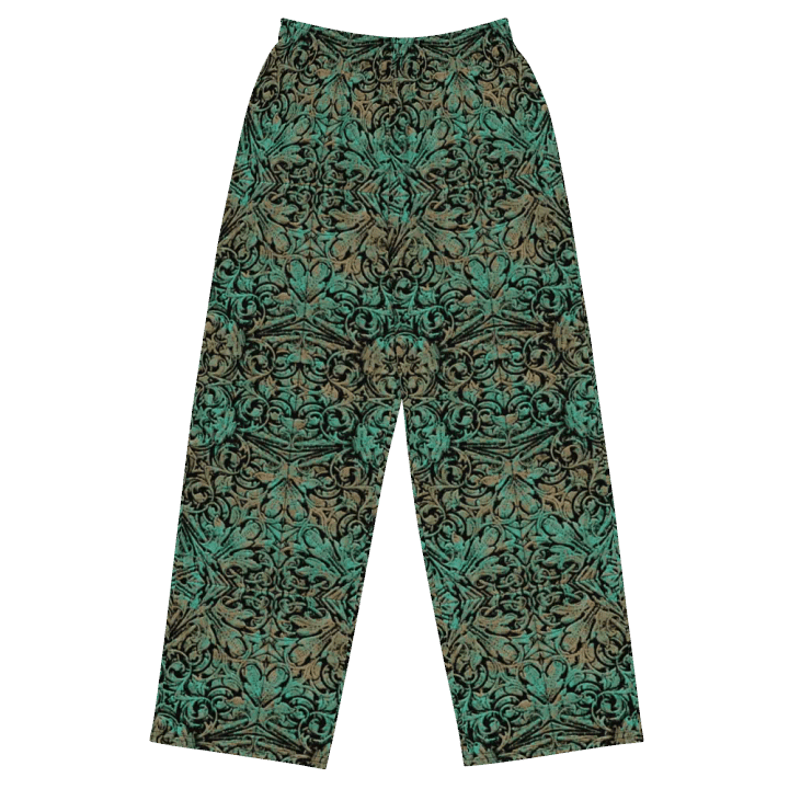 Green Copper Flower Wideleg Pants product image (2)