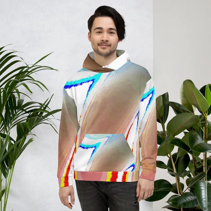 Cool Abstract Swirl Unisex Pull Over Hoodie product image (1)