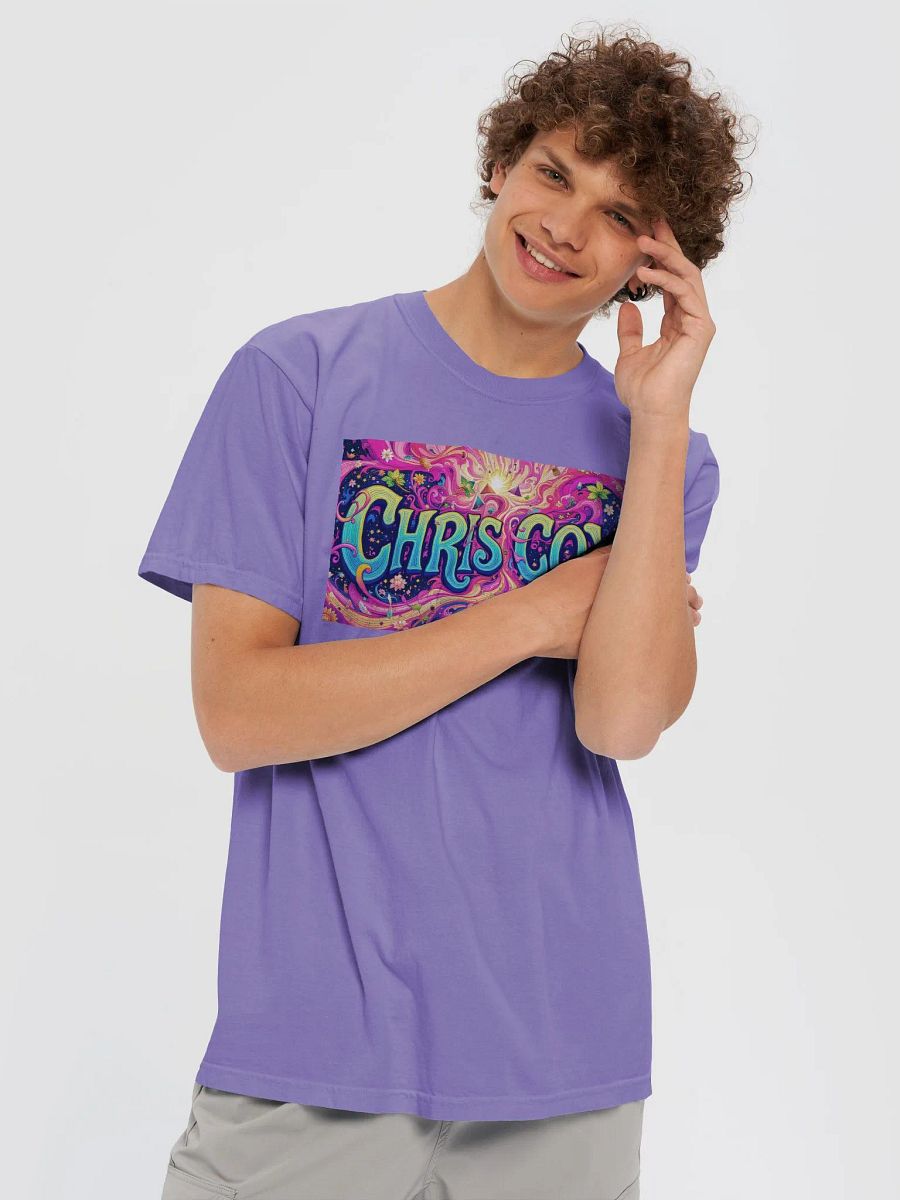 Chris Cox in Bloom Psychedelic - Garment-Dyed Heavyweight T-Shirt product image (5)
