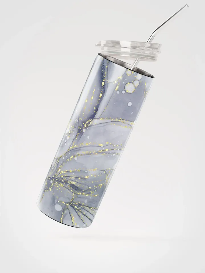 Ethereal Gold Swirl Stainless Steel Tumbler product image (4)