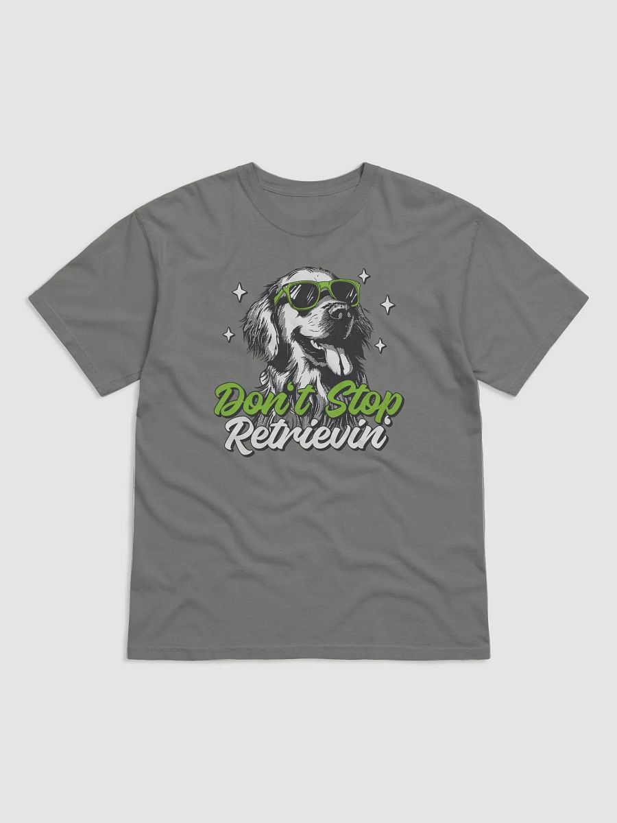 Don't Stop Retrievin' Funny Golden Retriever T-Shirt | Retro Y2K Style Half-Tone Design for Dog Lovers product image (4)