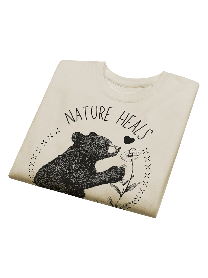 Nature Heals Bear Sweatshirt product image (2)